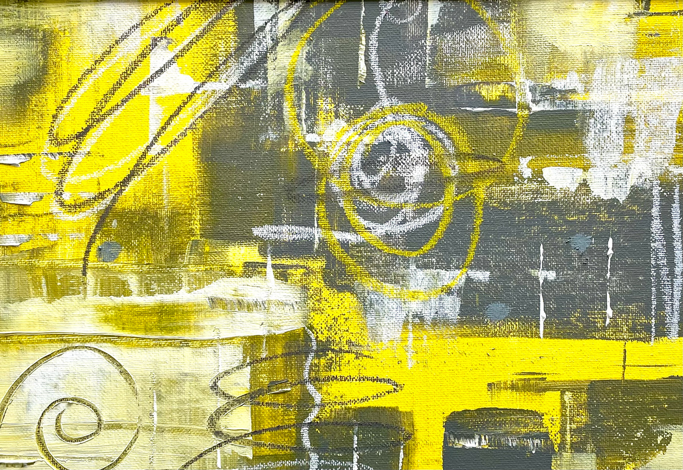abstract acrylic canvas wall art