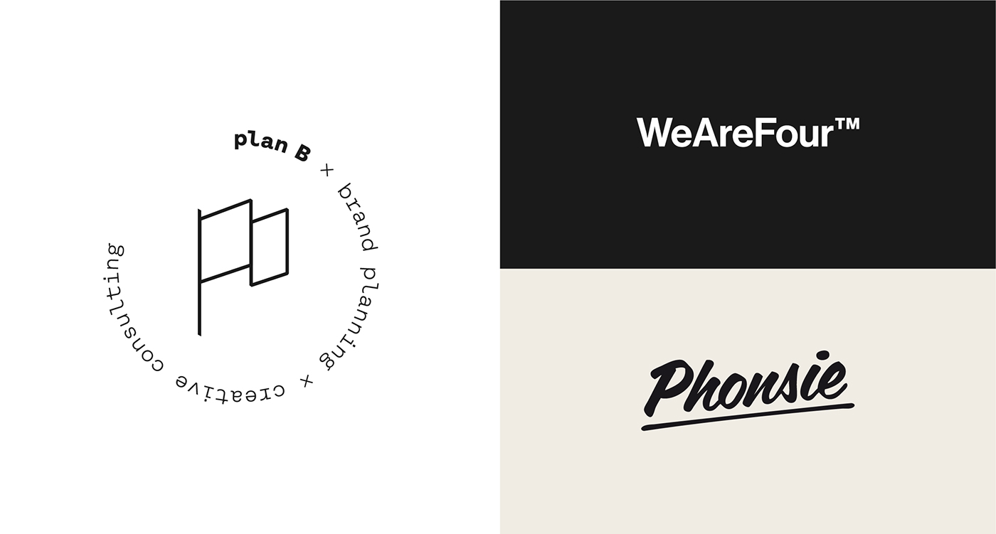 Logo Design marks wordmark monochrome brand Signet