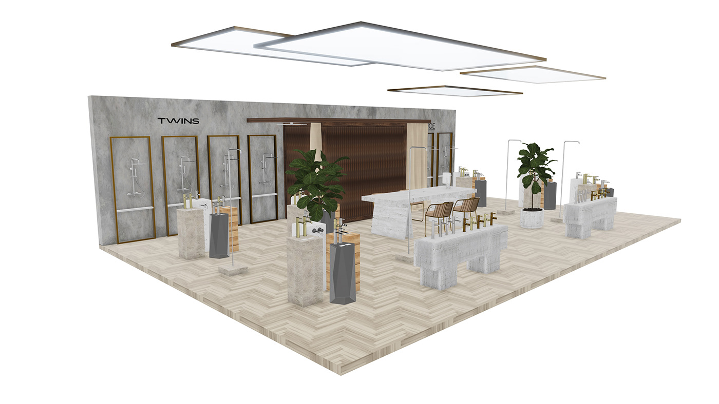 Render stand design expo