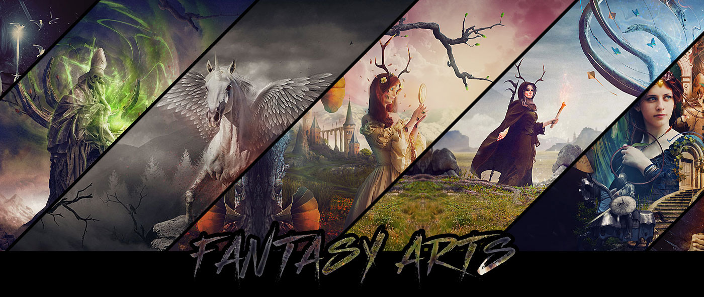 fantasy digital art TALES book xerty French photoshop fairy dark