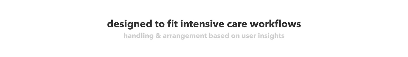 DesignProcess ECG getinge Health hospital intensive care medical design Monitoring prototype vital sign