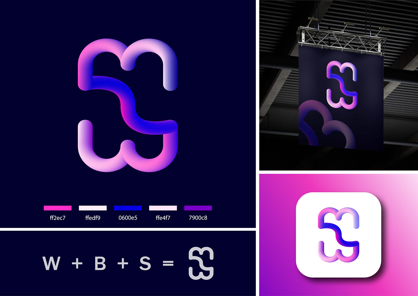 logo Logo Design Illustrator branding  Branding design Modern Logo w letter logo R letter logo S letter logo design Graphic Designer