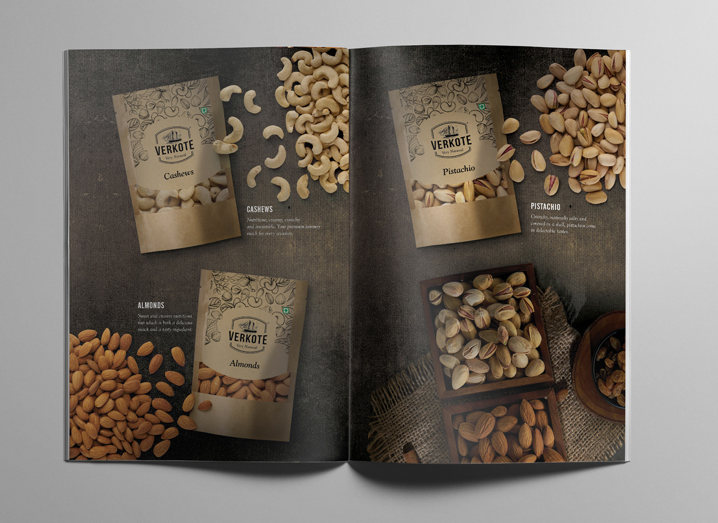 spices brochure creative dryfruits natural