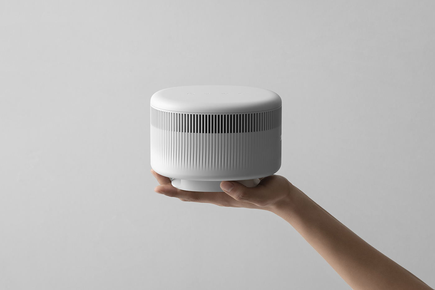 air purifier JAJU minimal simple SWNA White 공기청정기 이석우 제품디자인