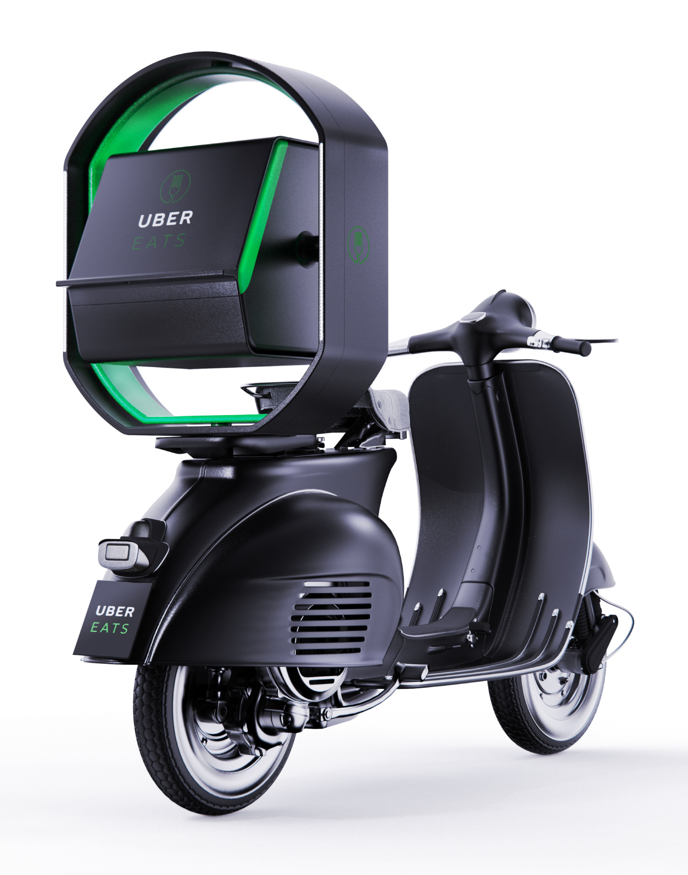 auto bicycle delivery delivery bag gyroscope motorcycle product design  Uber uber eats UI/UX design