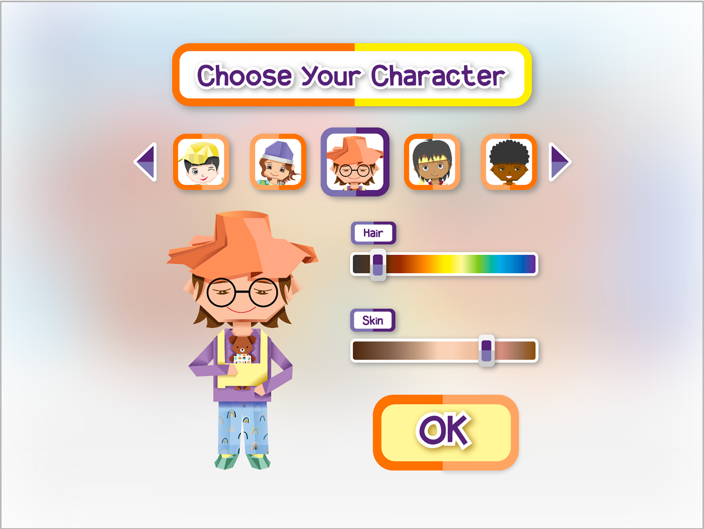 Character children Gender stereotypes toys UI/UX