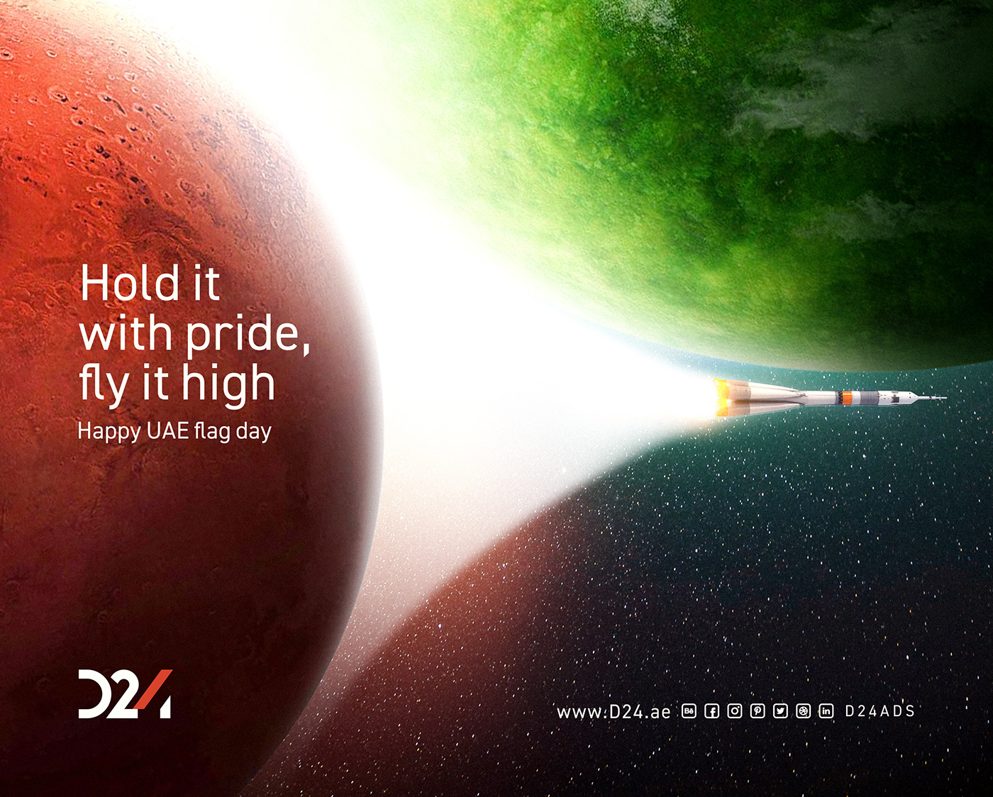 2022 design ads Advertising  campaign creative dubai flagday flyithigh marketing   UAE