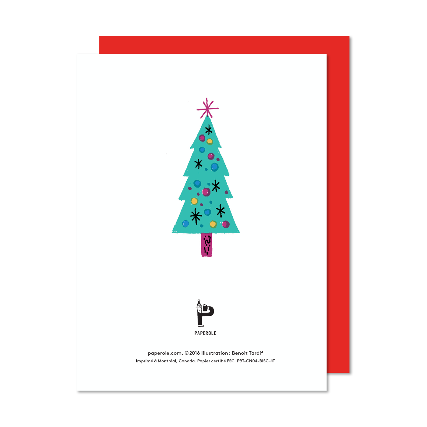 Benoit Tardif greeting card Stationery Holiday Christmas ILLUSTRATION  papeterie carte de voeux