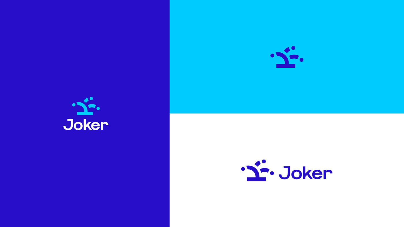 joker system brand identity UI/UX Interface software Logo Design Technology visual identity Brand Design