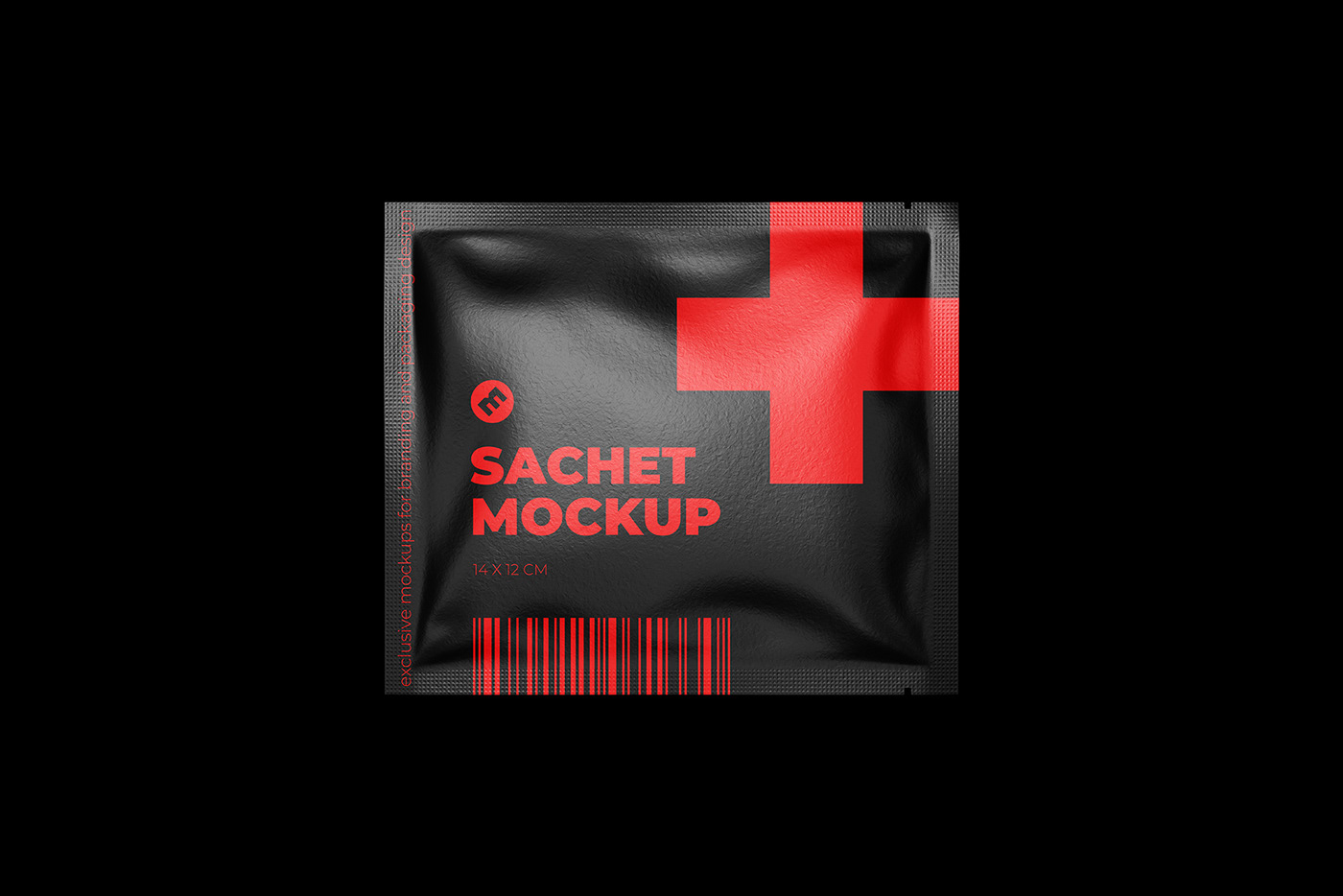 branding  design medicine Mockup package Packaging pharmacy sachet template wet