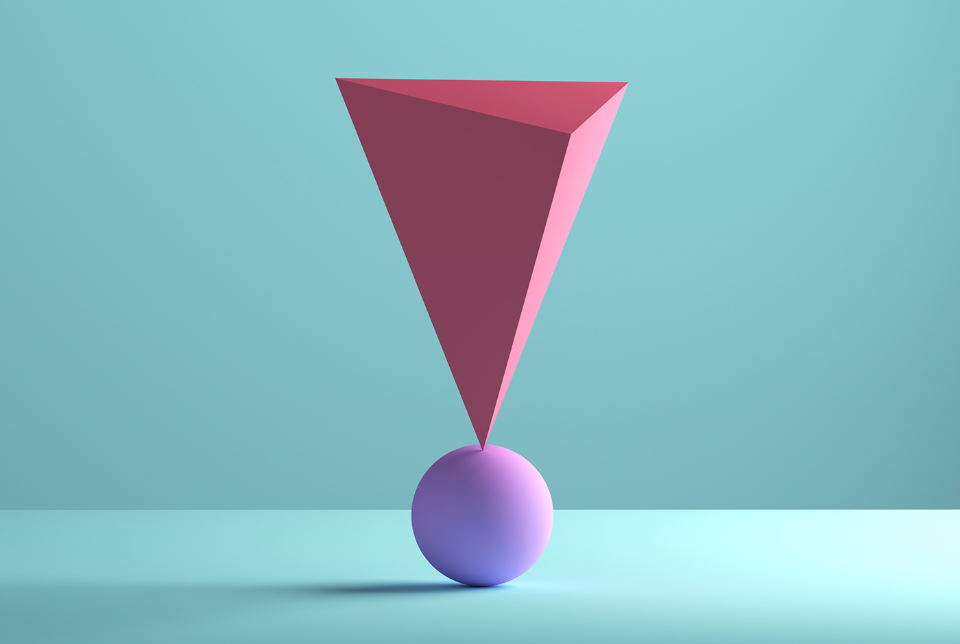 blender 3d 3D CGI simple minimalist Minimalism balance balanced