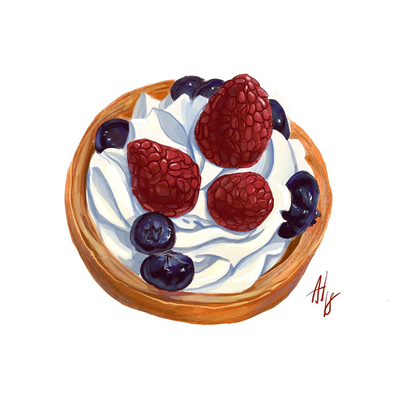 art cake digital drawings Food  illustrations painting   sketch арт дизайн еда живопись иллюстрация креатив меню пирожные рисунок стилизация цифровая иллюстрация