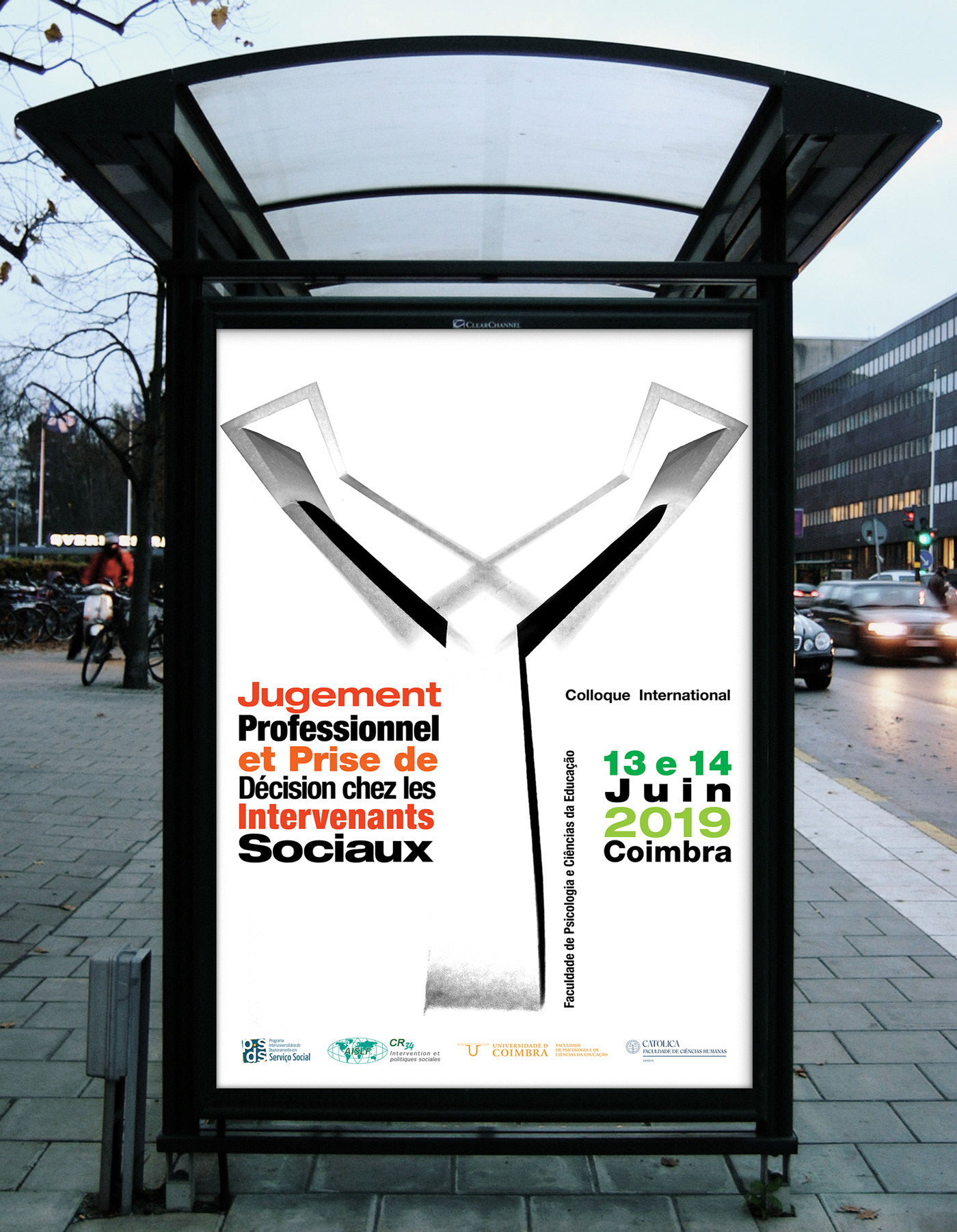 poster cartaz International congress Congresso Coimbra fpceuc Website Webdesign Julgamento Profissional e Tomada de Decisão dos Interventores Sociais
