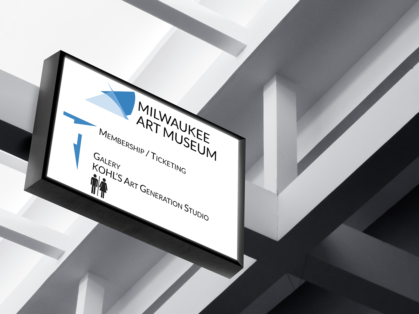 Rebrand branding  Milwaukee Milwaukee Art Museum Wisconsin Art museum redesign logo museum