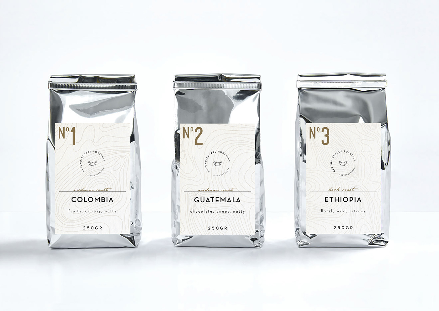Coffee Packaging Brandidentitiy branding  simplicity visual nordic design typography   Logotype