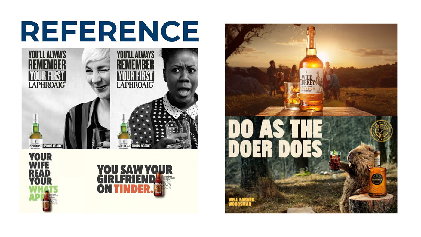 Advertising  adcampaign Whisky poster Graphic Designer marketing   design