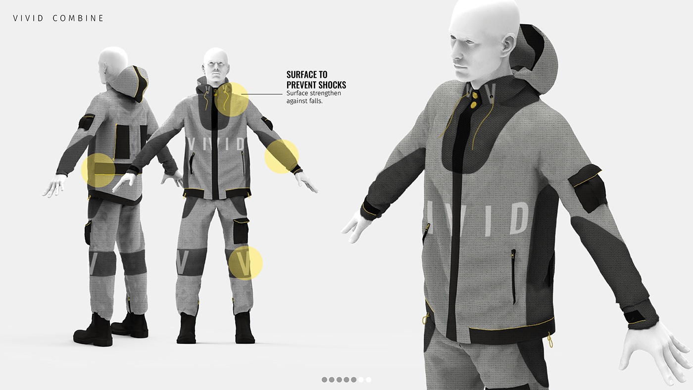 Fashion  3D design fashion design concept design digital marvelous designer headski Ski