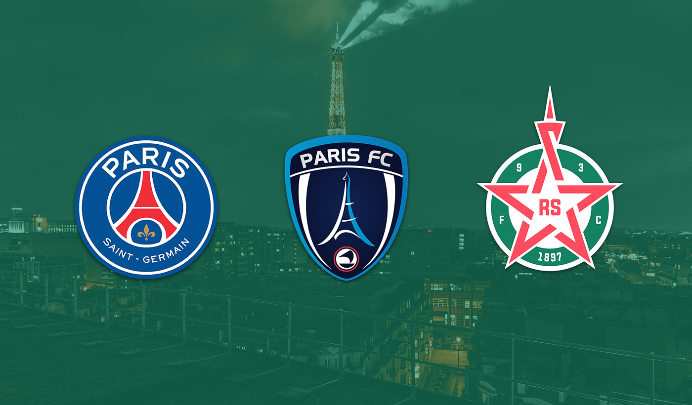 football france logo Paris Rebrand rebranding red star redesign soccer sport