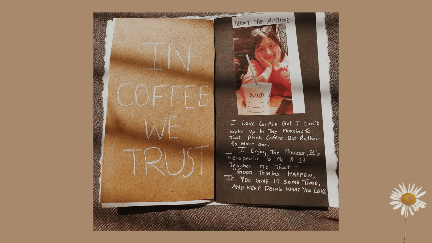 art journaling Coffee handmade journal