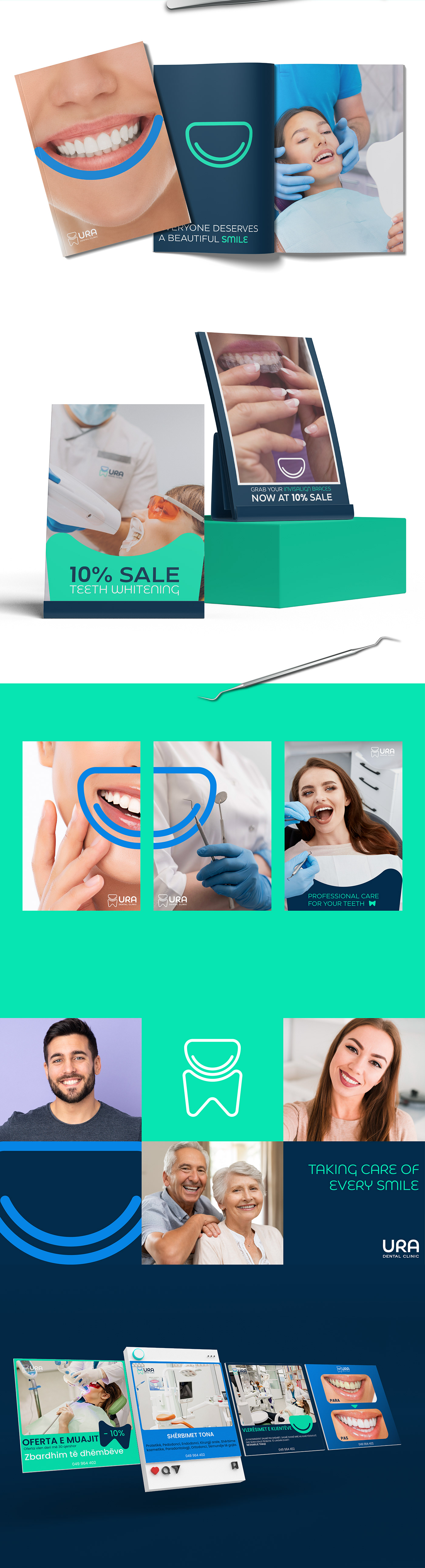 branding  dental dental clinic dentist identity Logo Design rebranding