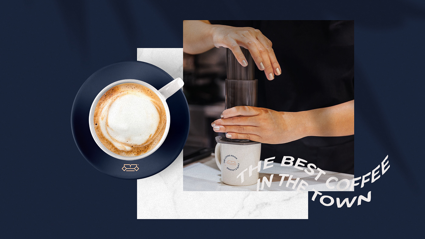 brand identity cafe Coffee Label logo menu Packaging visual identity