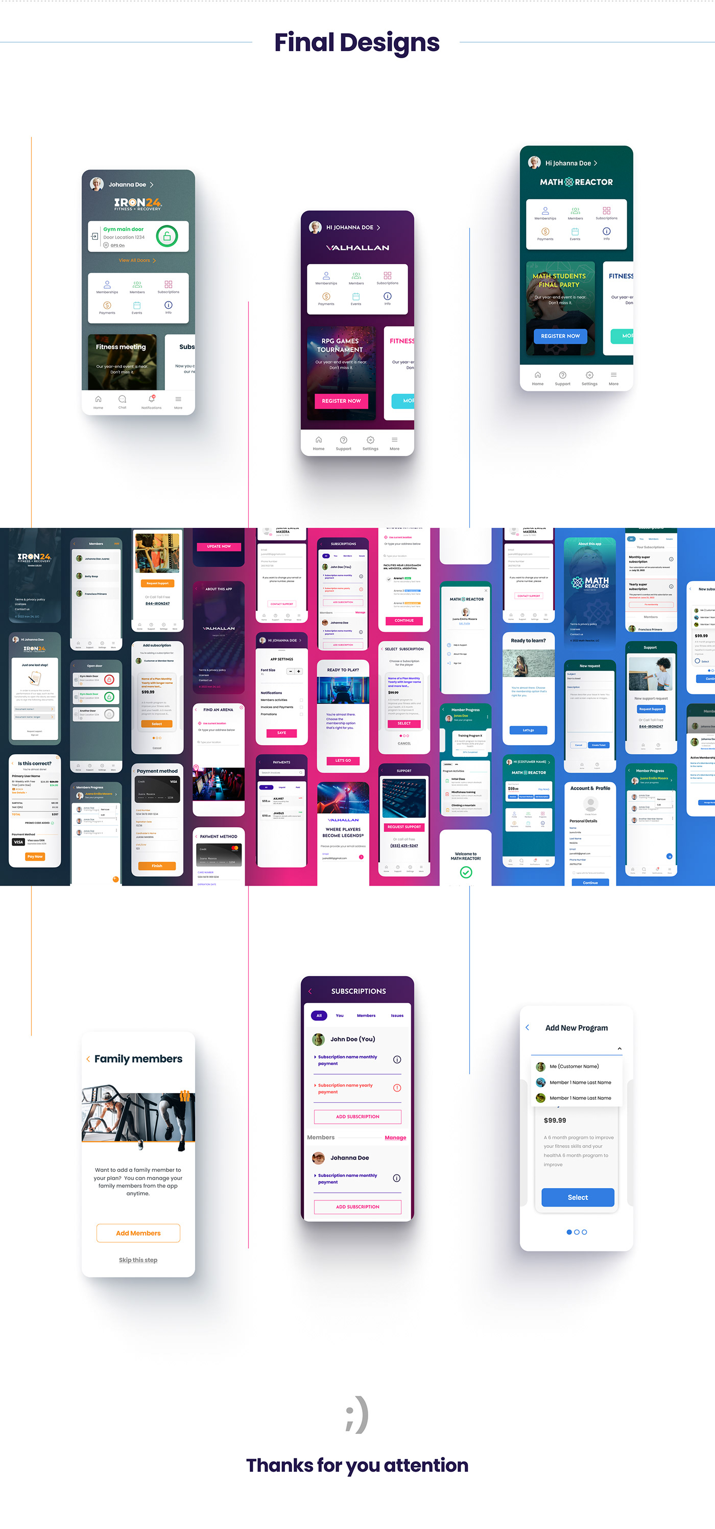 b2b Case Study design system Education Figma fitness Gaming Mobile app UI/UX UX design