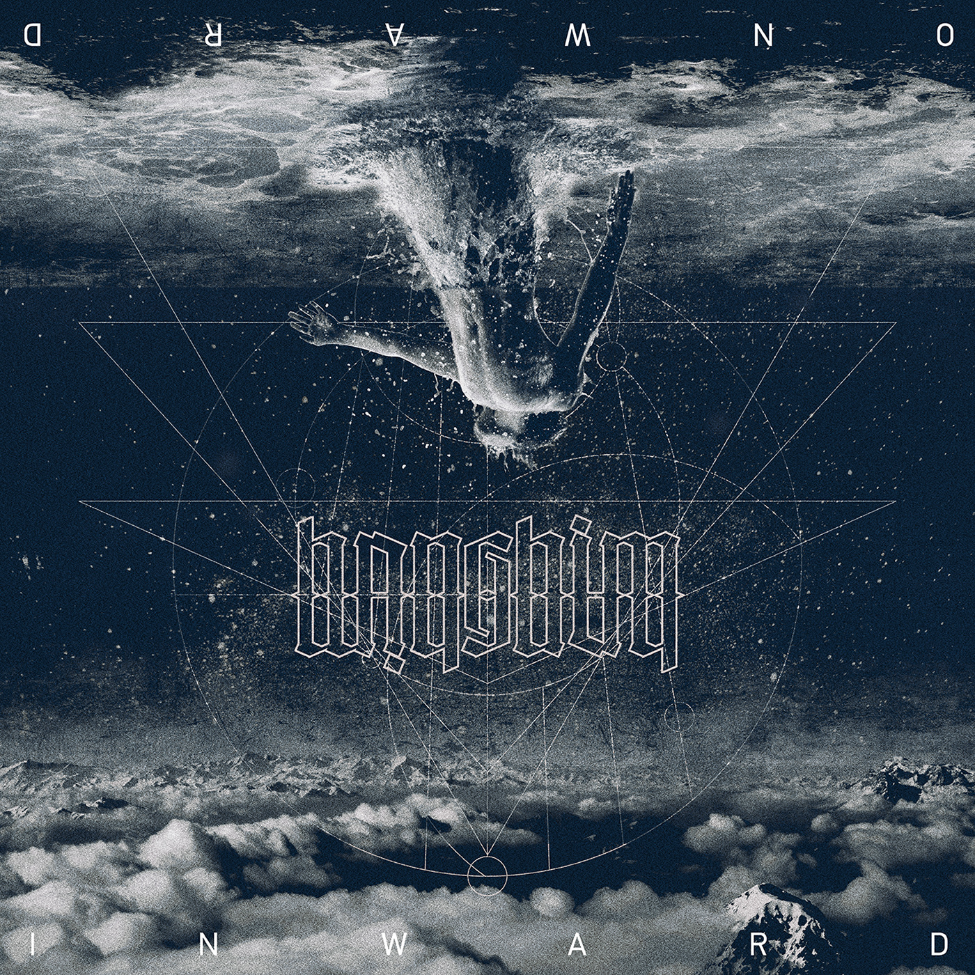 Hang Him  Death Metal  metal  cover  album  Album cover  ambigram  typography  Astronomy  stars  anatomy  Calin raduta