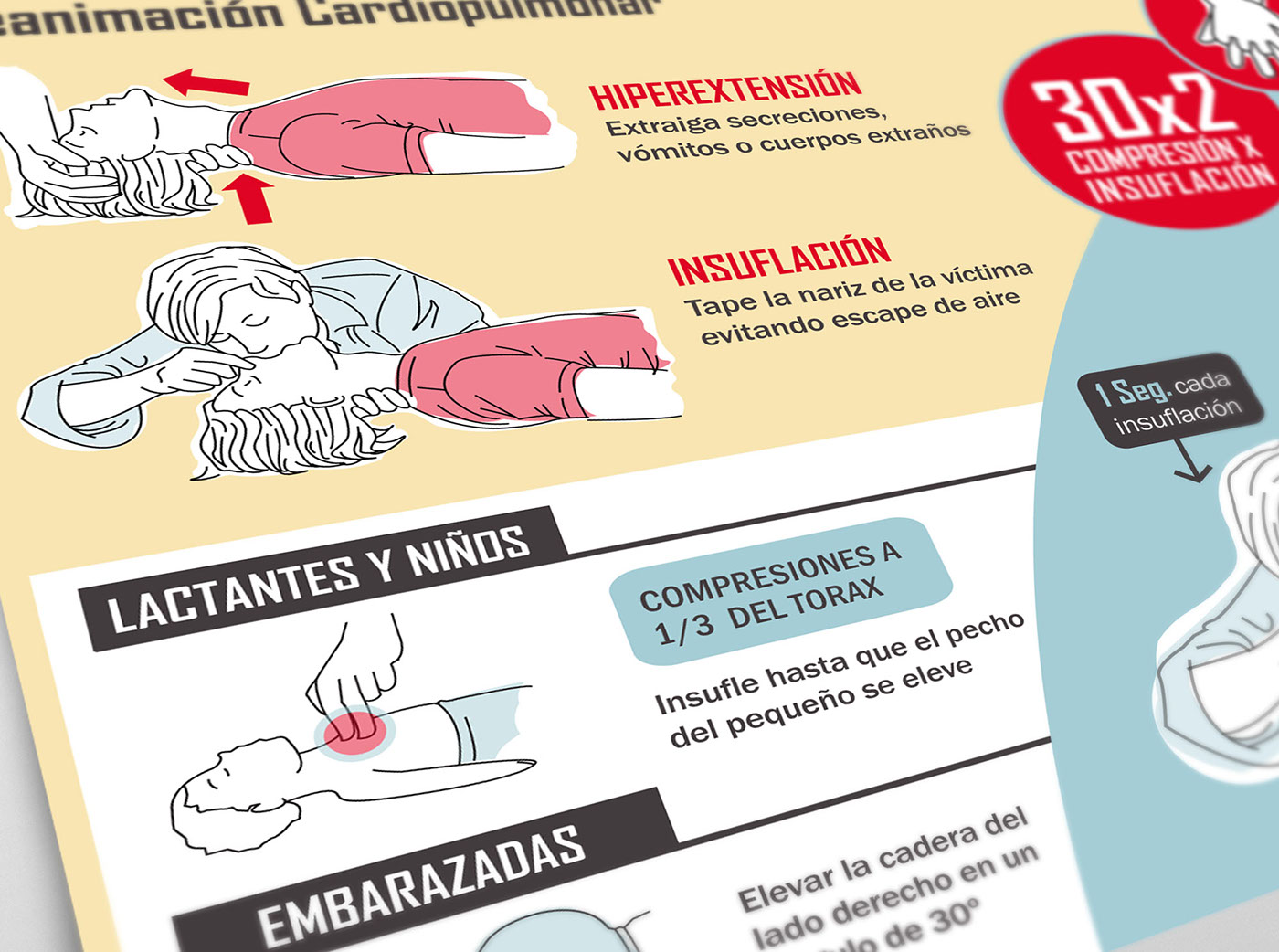 inforgrafia inforgraph cards manual first aid primeros auxilios cruz roja book