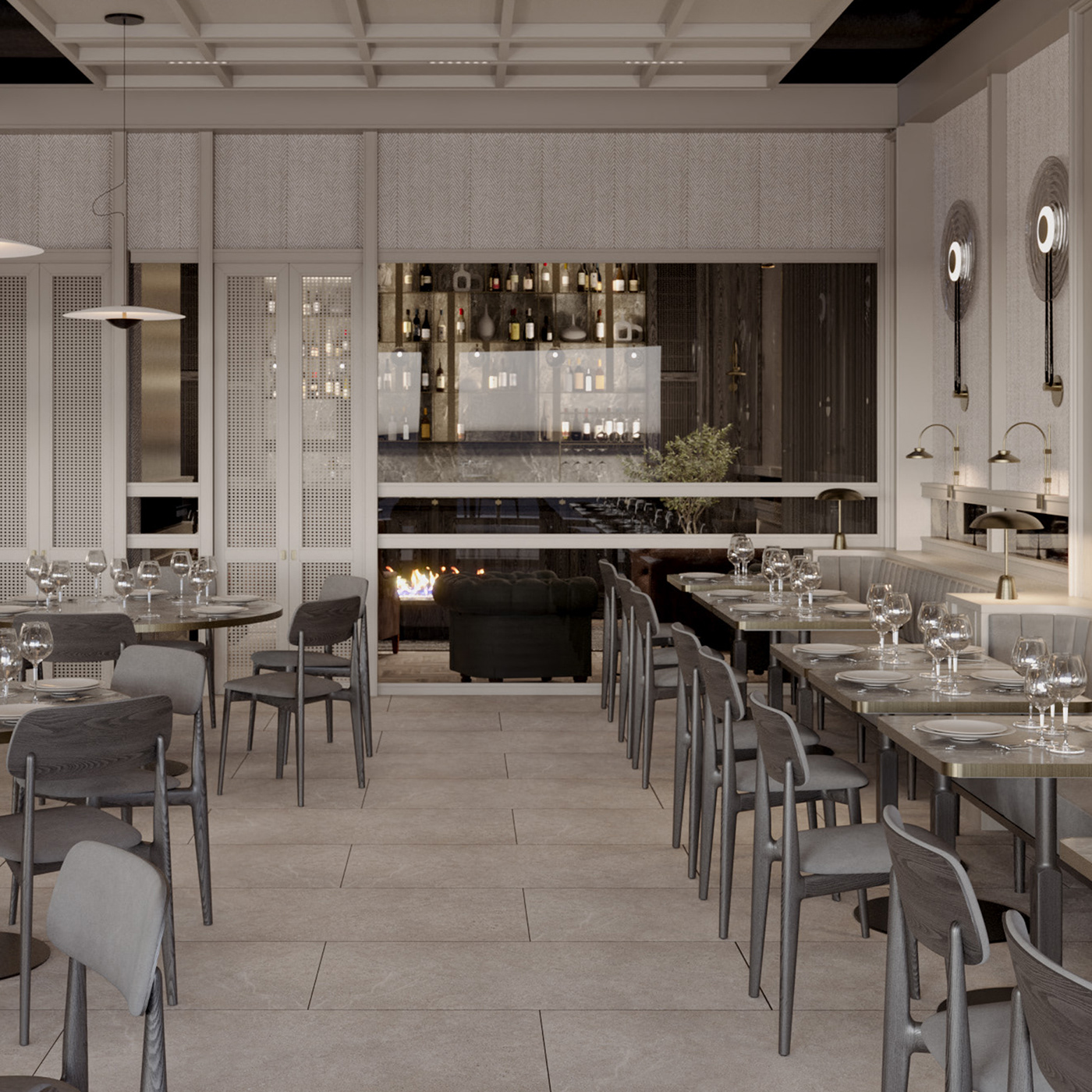 3ds max architecture interior design  Render archviz CGI corona render  restaurant bar