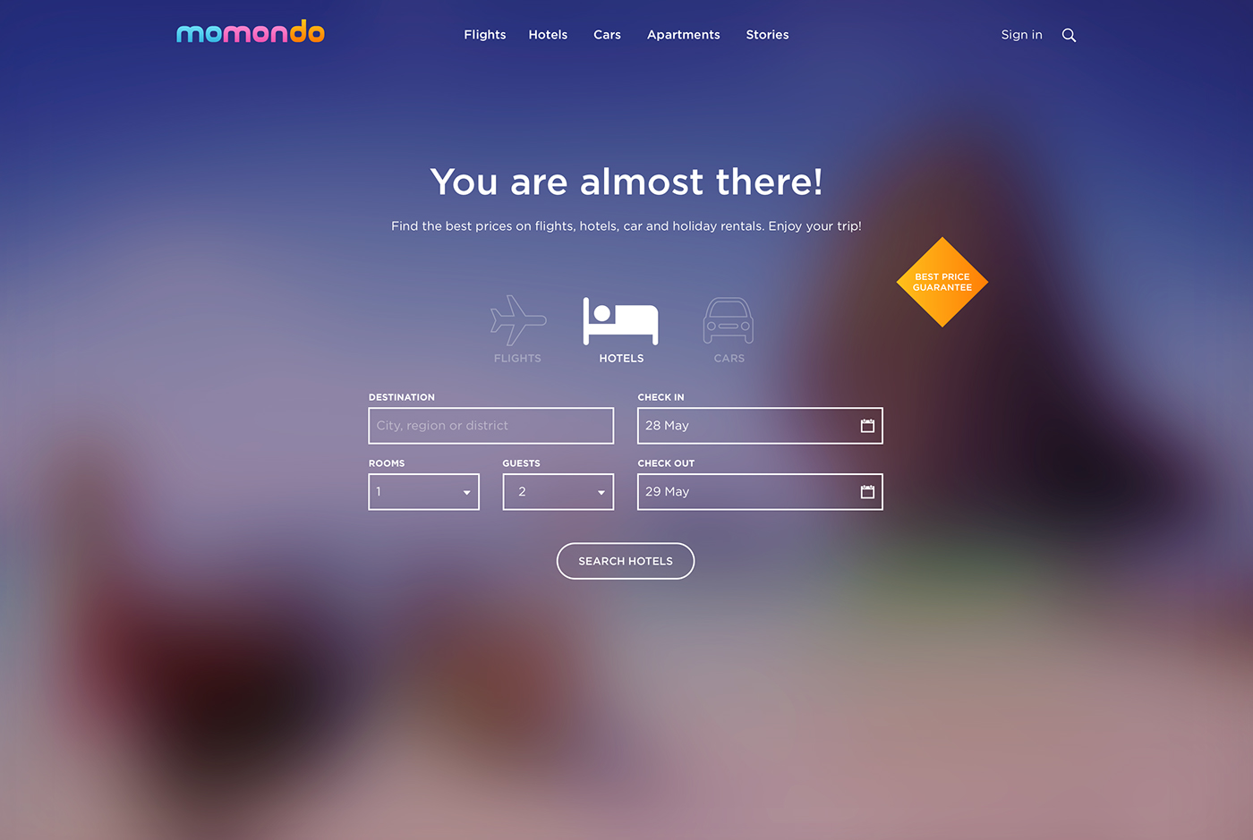 Travel brand interaction ux