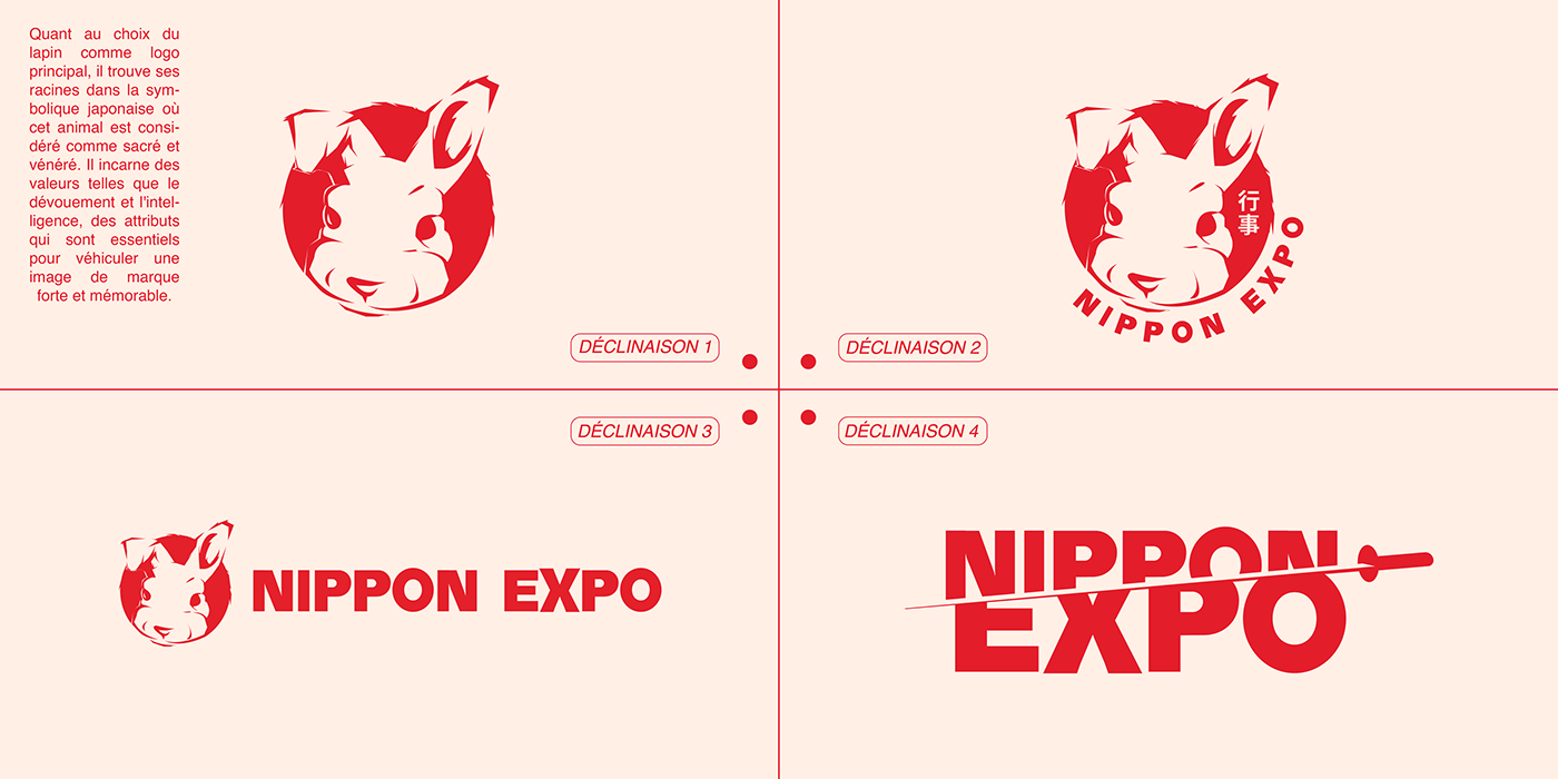 graphic brand identity Logo Design Graphic Designer visual identity japan exposition expo Event japanese
