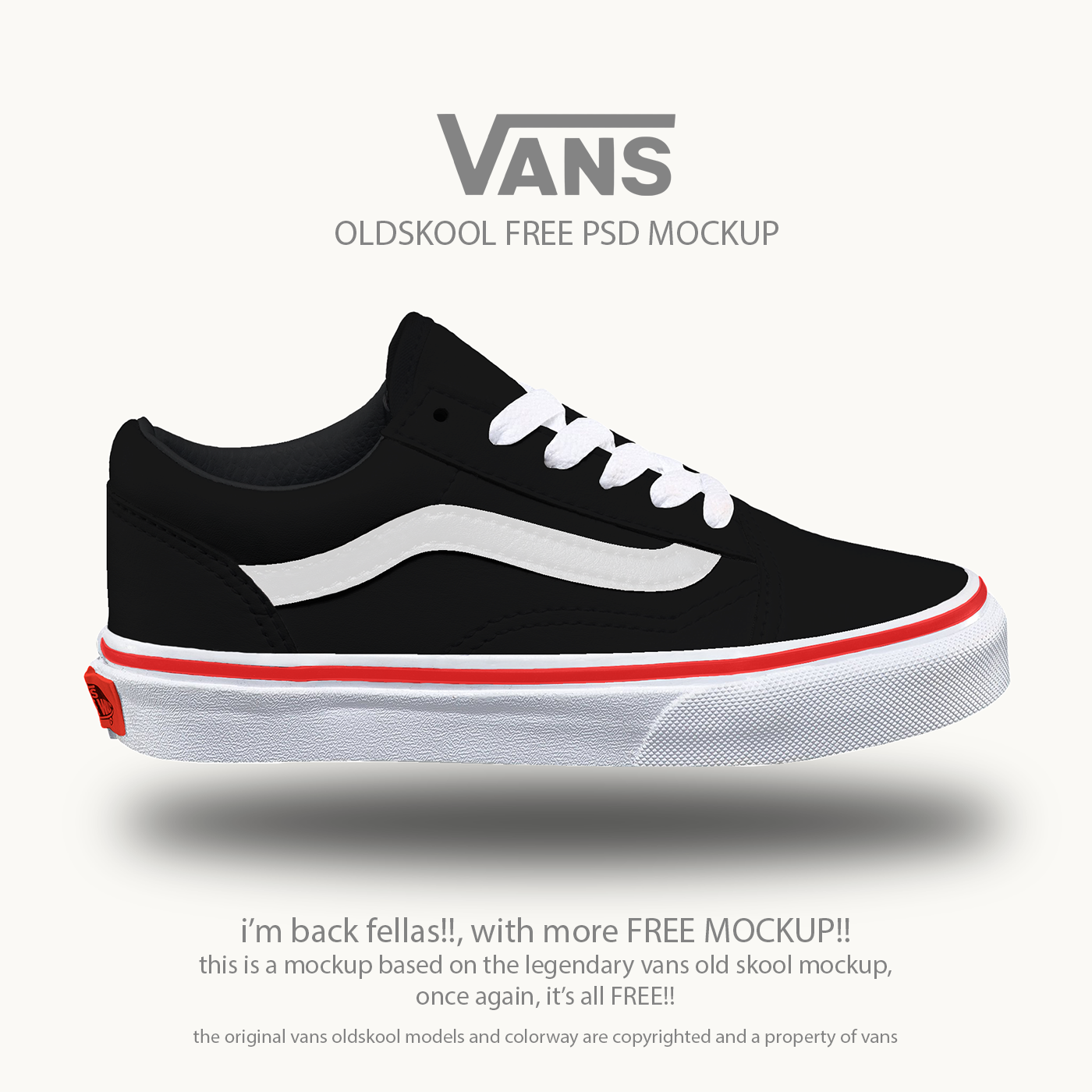 freebies free psd free mockup  Mockup shoes sneakers Vans photoshop