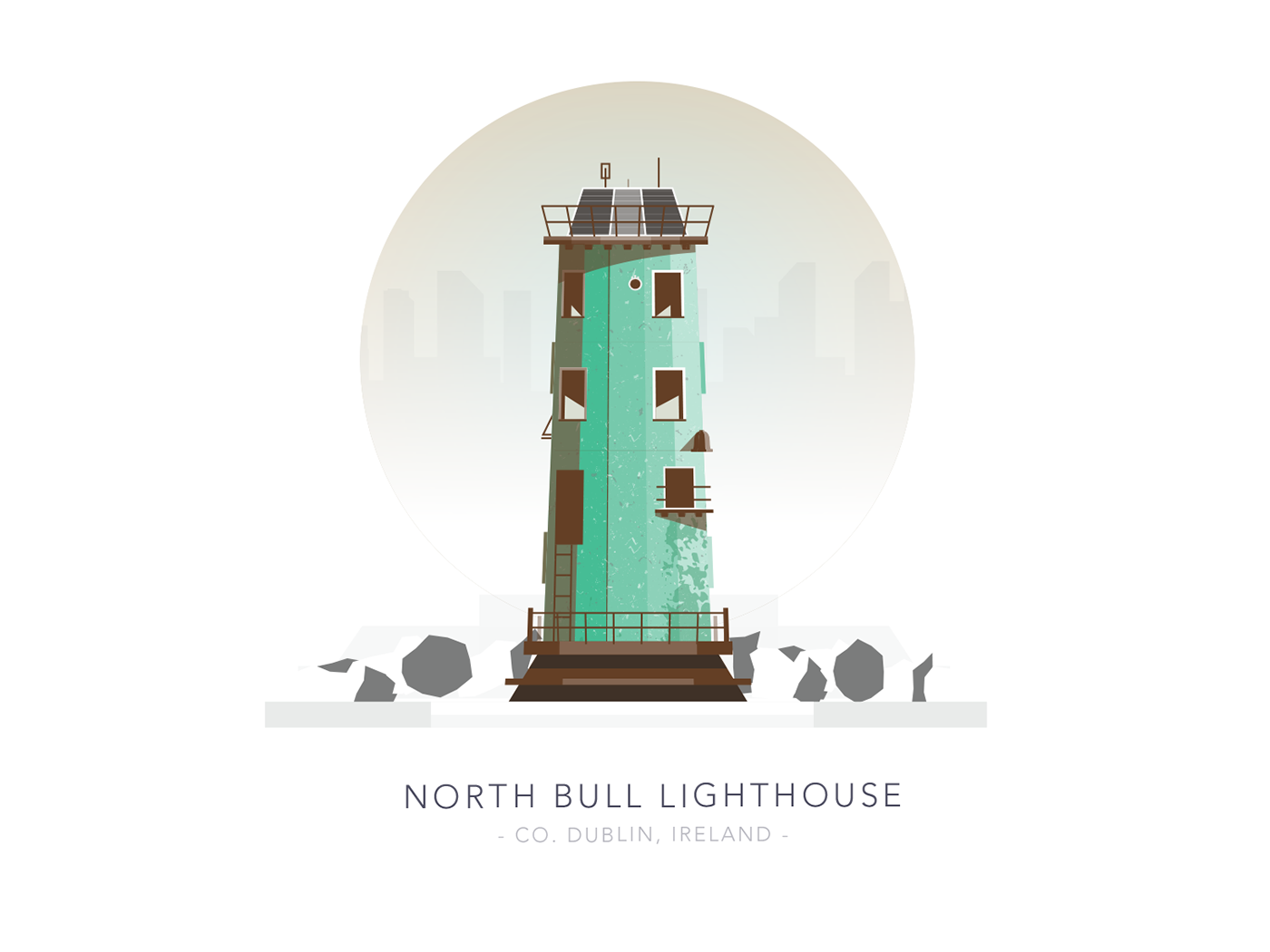 lighthouse Ireland irish building