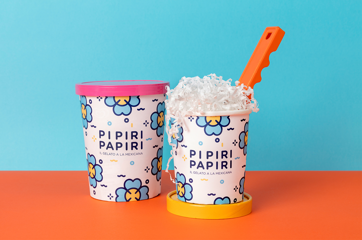 ice cream Italy mexico branding  Logotype Icon Gelato