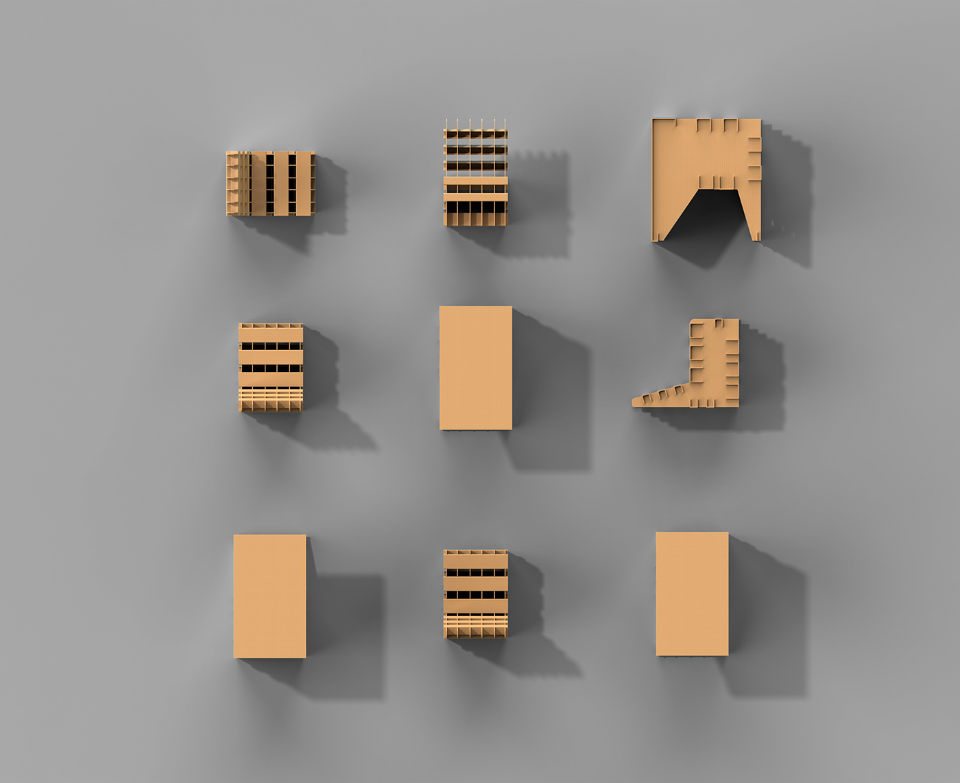 furniture cardboard móvel papelão infantil modular espaço children