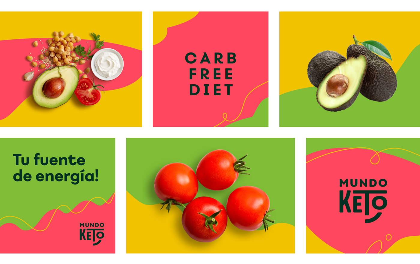branding  diet digital Food  foodie Health keto ketogenic logo marca