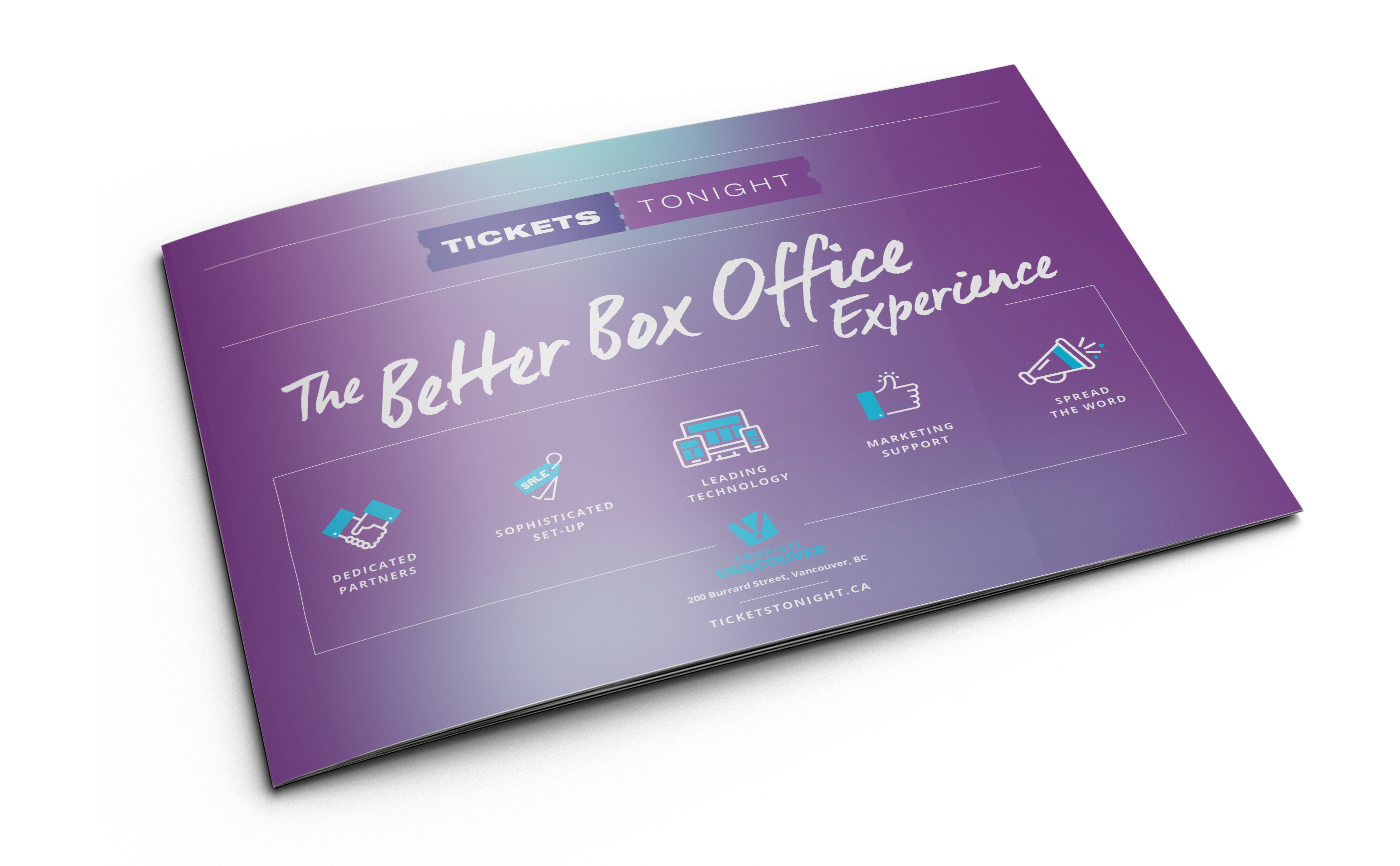 tourism vancouver BoxOffice icons brochure flyer silkmatte