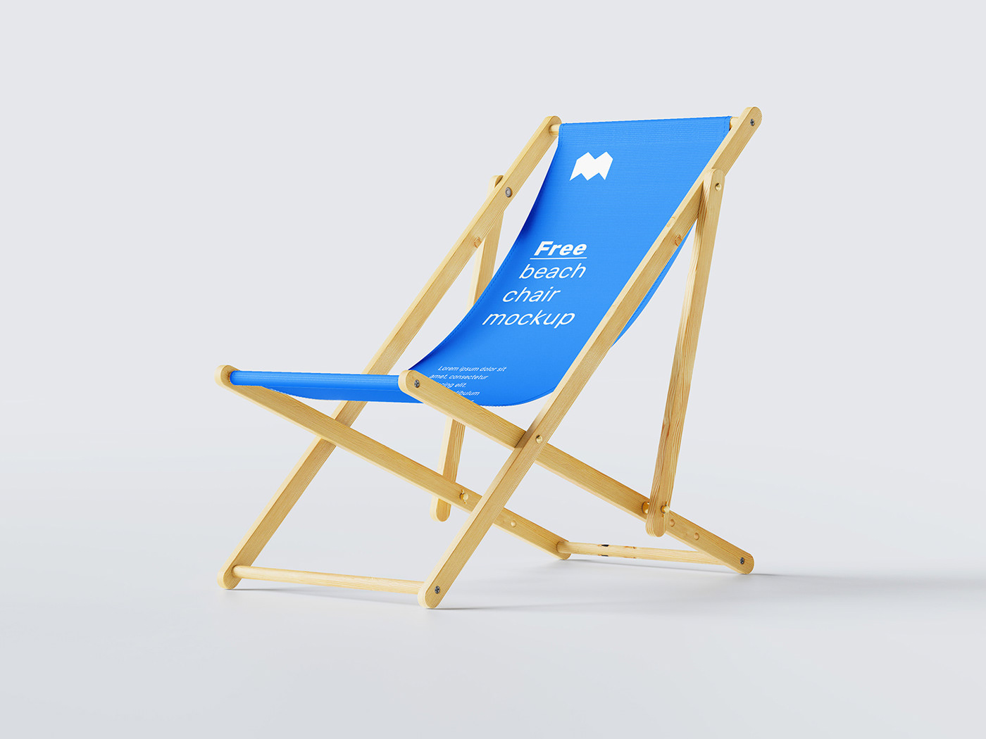 beach chair download free Mockup psd template