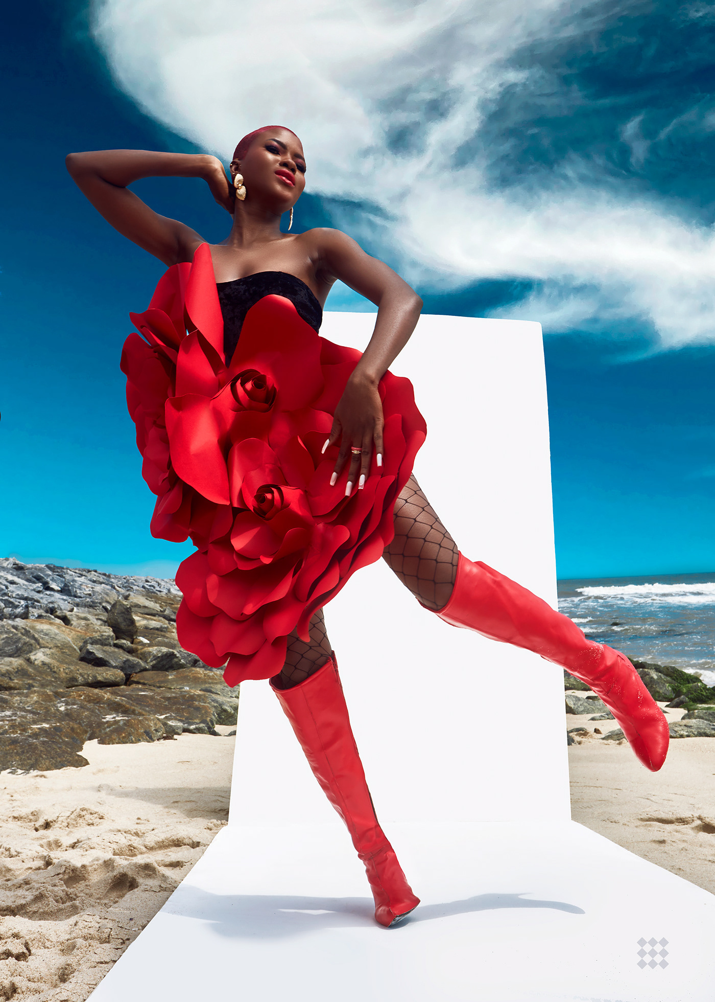 rose melanin Photography  photoshoot beauty editorial beach Roses fashionmodel rosebud