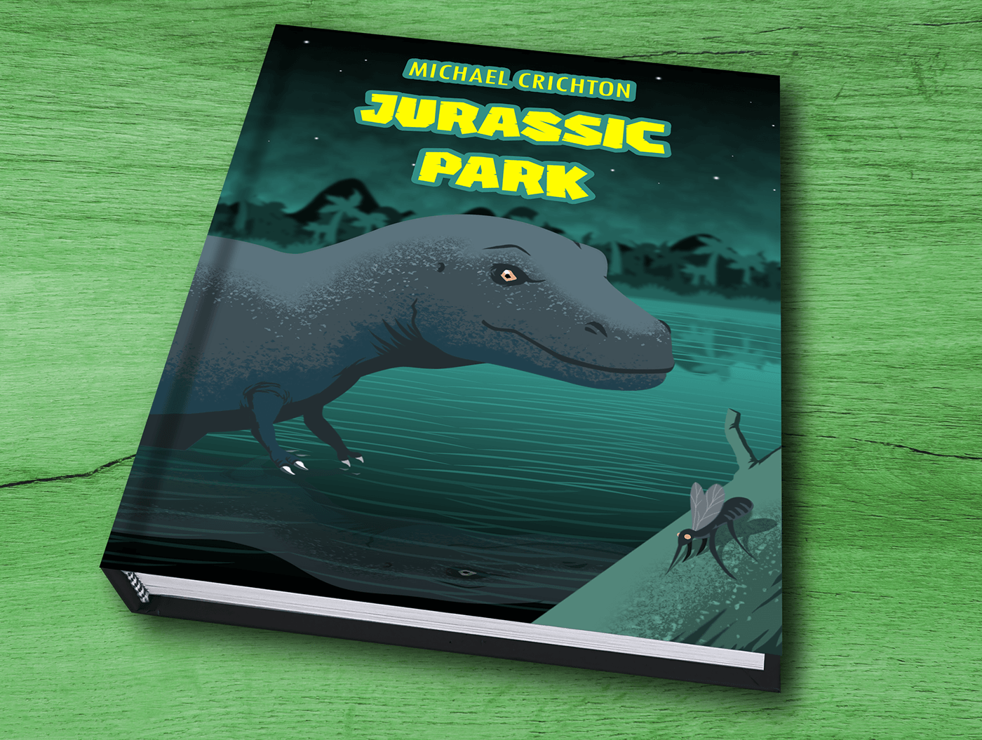 bookcover dinosaurs Dinosaur dinos Dino Scifi t-rex fancover jurassicpark michaelcrichton