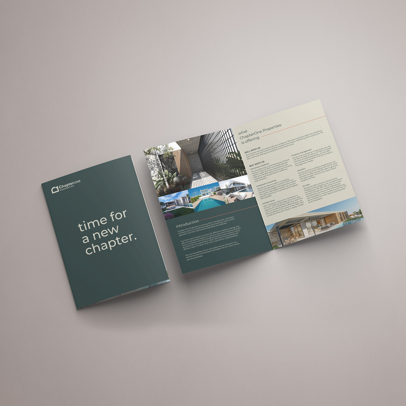 brochure brochure design bifold bifold brochure graphic design  limassol limassol property