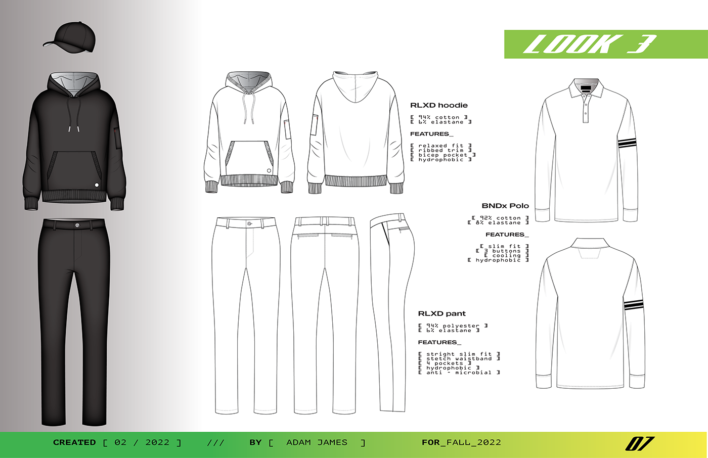 apparel Fashion  fashion design Flats Illustrator Line sheet mens Menswear Style technical flats