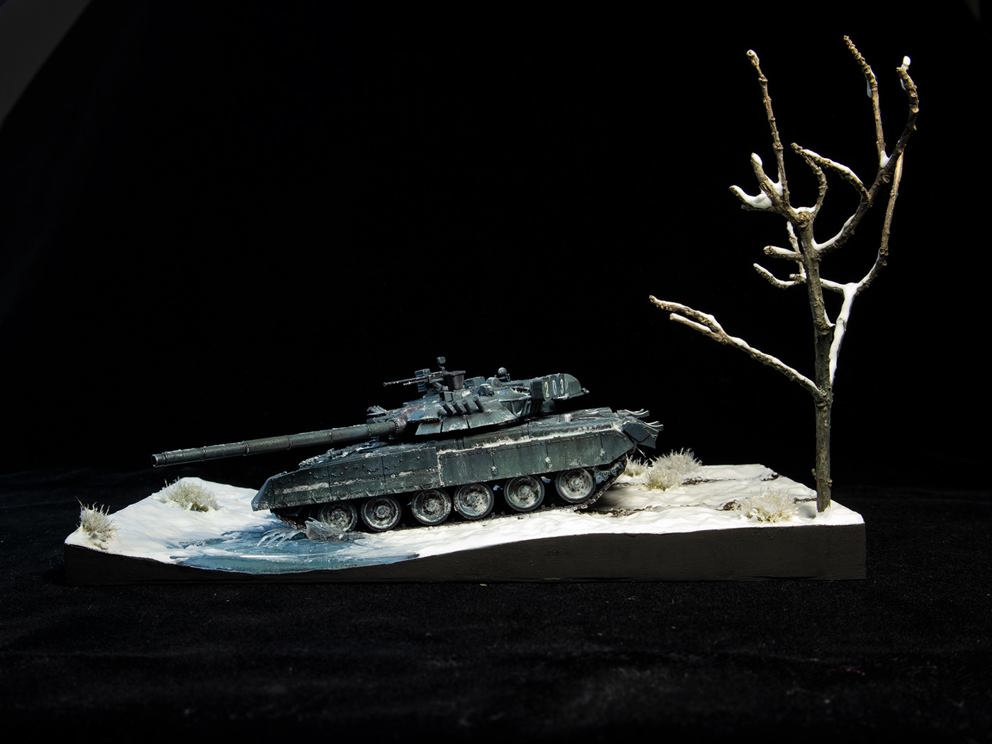 Coldwar Diorama mbt Miniature miniature painting russian snow Tank tank top tanks