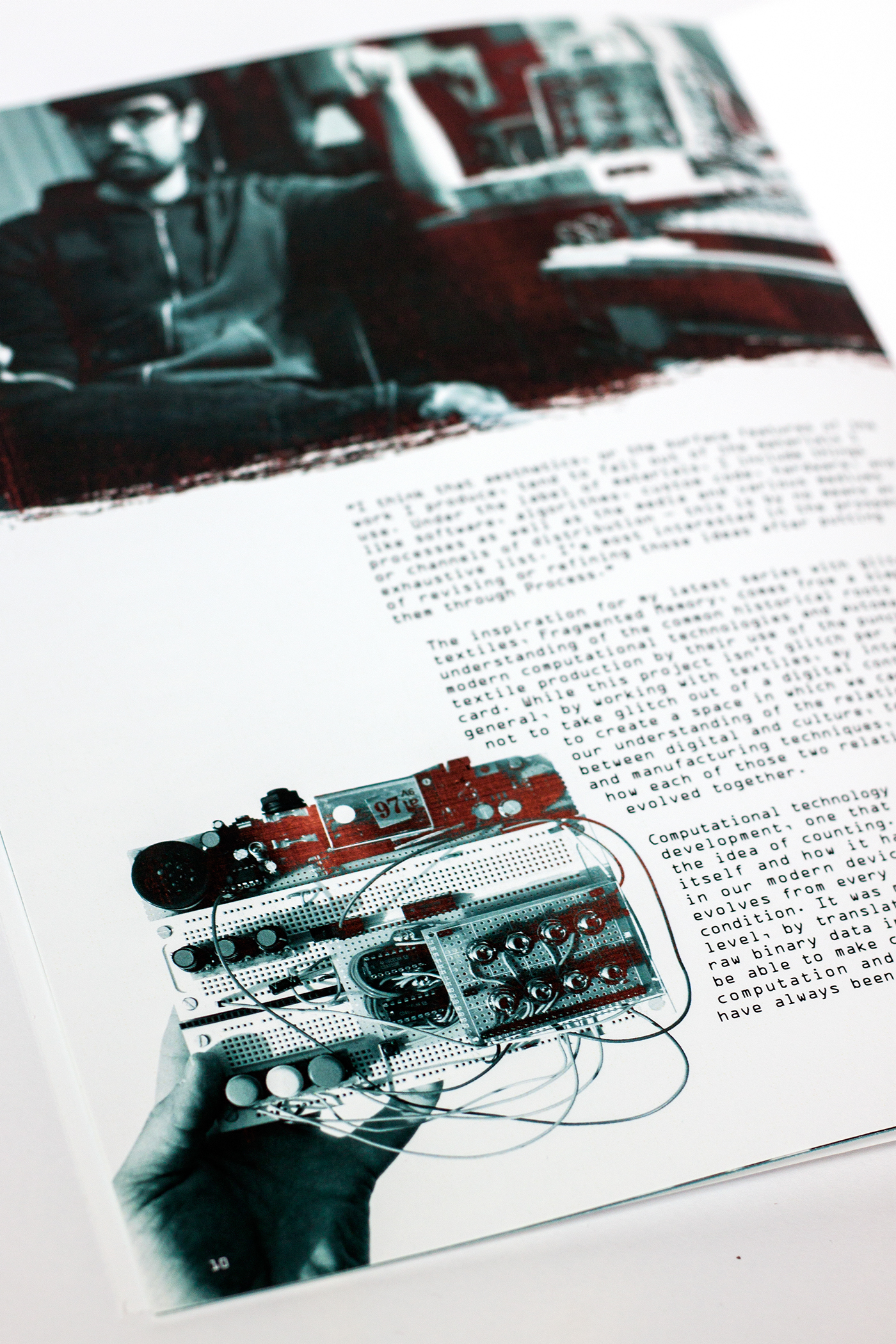 Adobe Portfolio magazine publication design conceptual Glitch glitch art Glitch Magazine Layout Design magazine layout