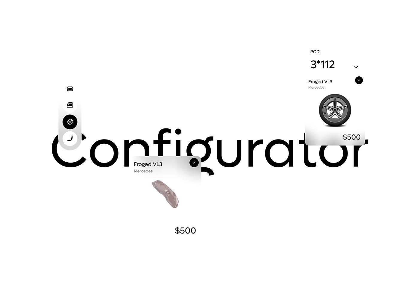 Mercedes Car Configurator – Mobile App & UX UI Design