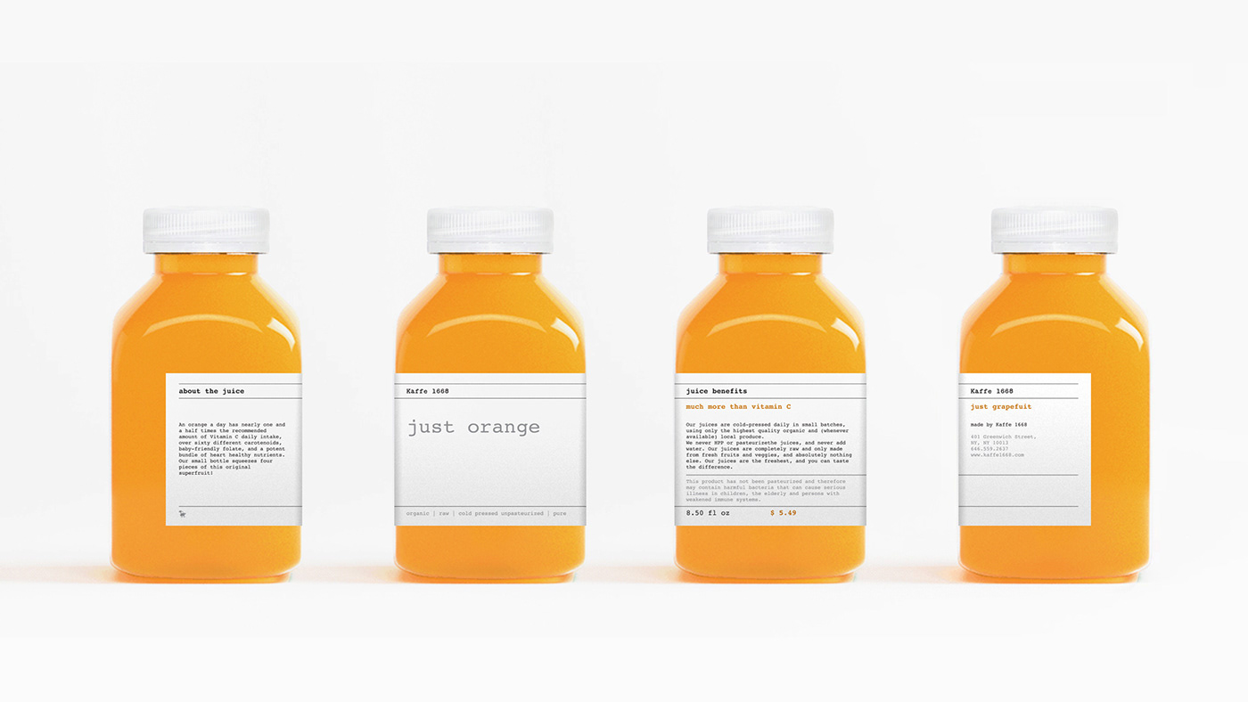 branding  Packaging Coffee juice bottle cups menus Food  design