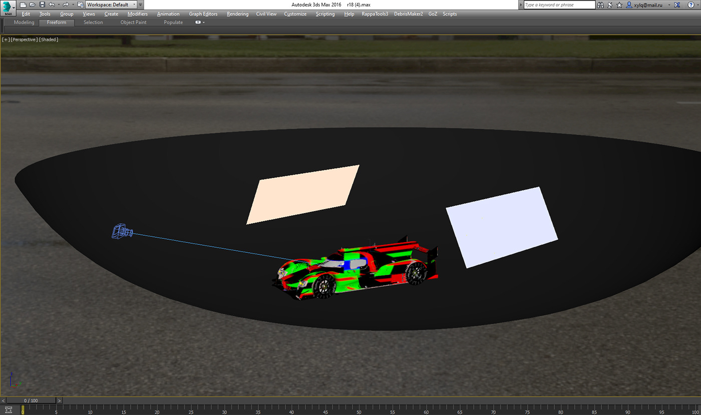 3D Audi lmp making of model modeling Motorsport wec automotive   car