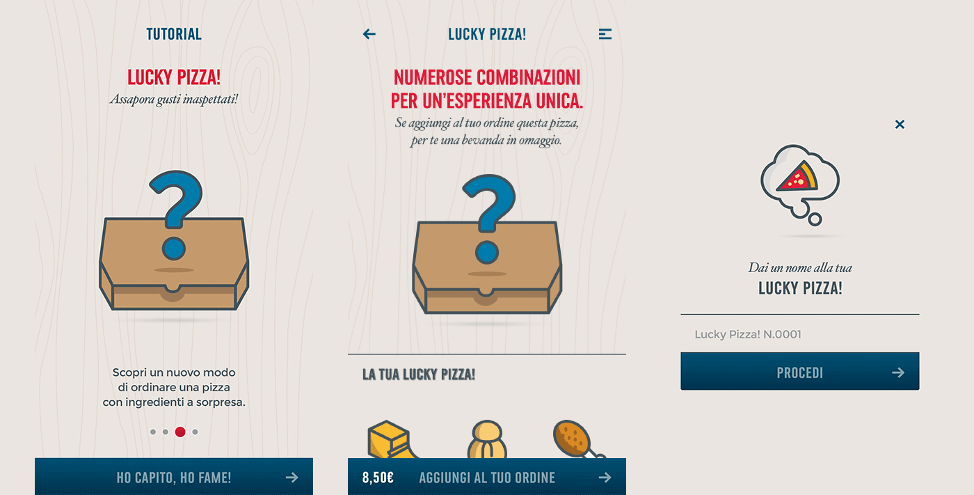 Interaction Design & Illustration: Domino's PizzAPP