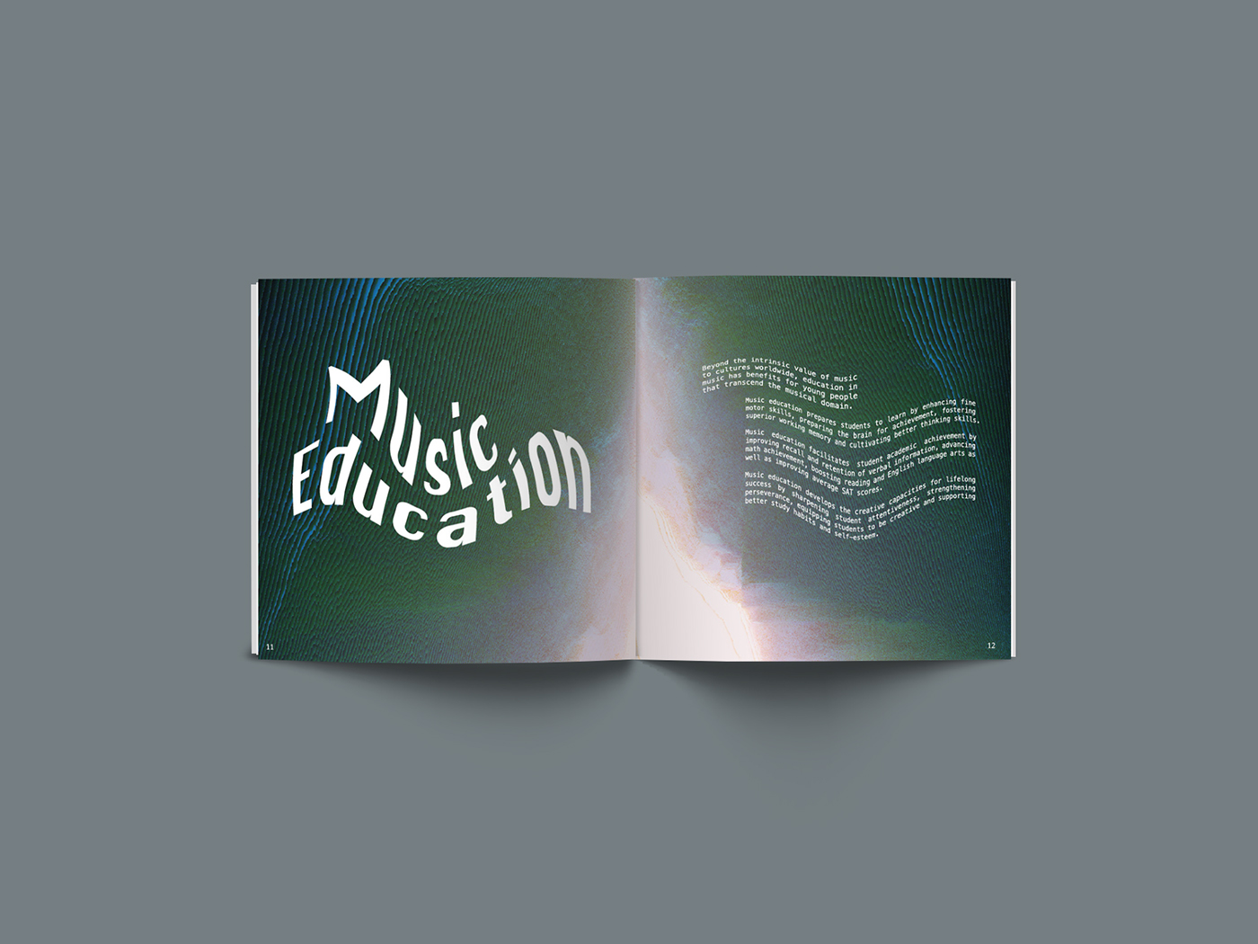 type Musicology pixel sorting book design psychology psychology of music book glitch art Glitch editorial publication