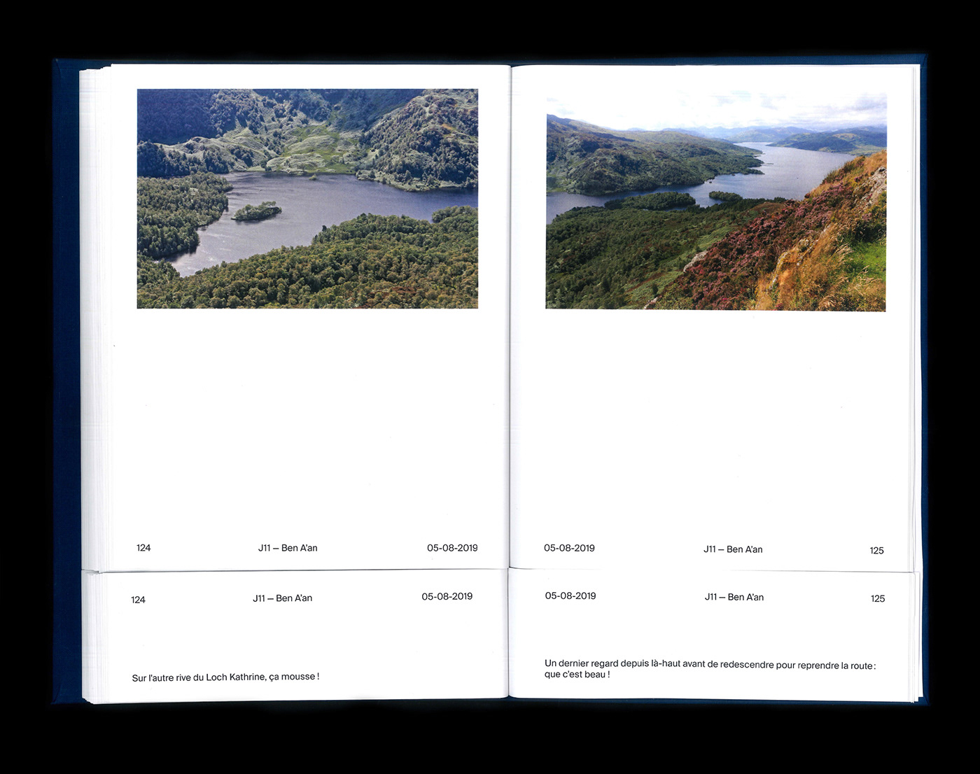book editorial graphic design  monochrome Nature Photography  Trek
